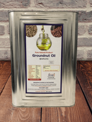 KIA_TIN_Groundnut oil – 15KG Front